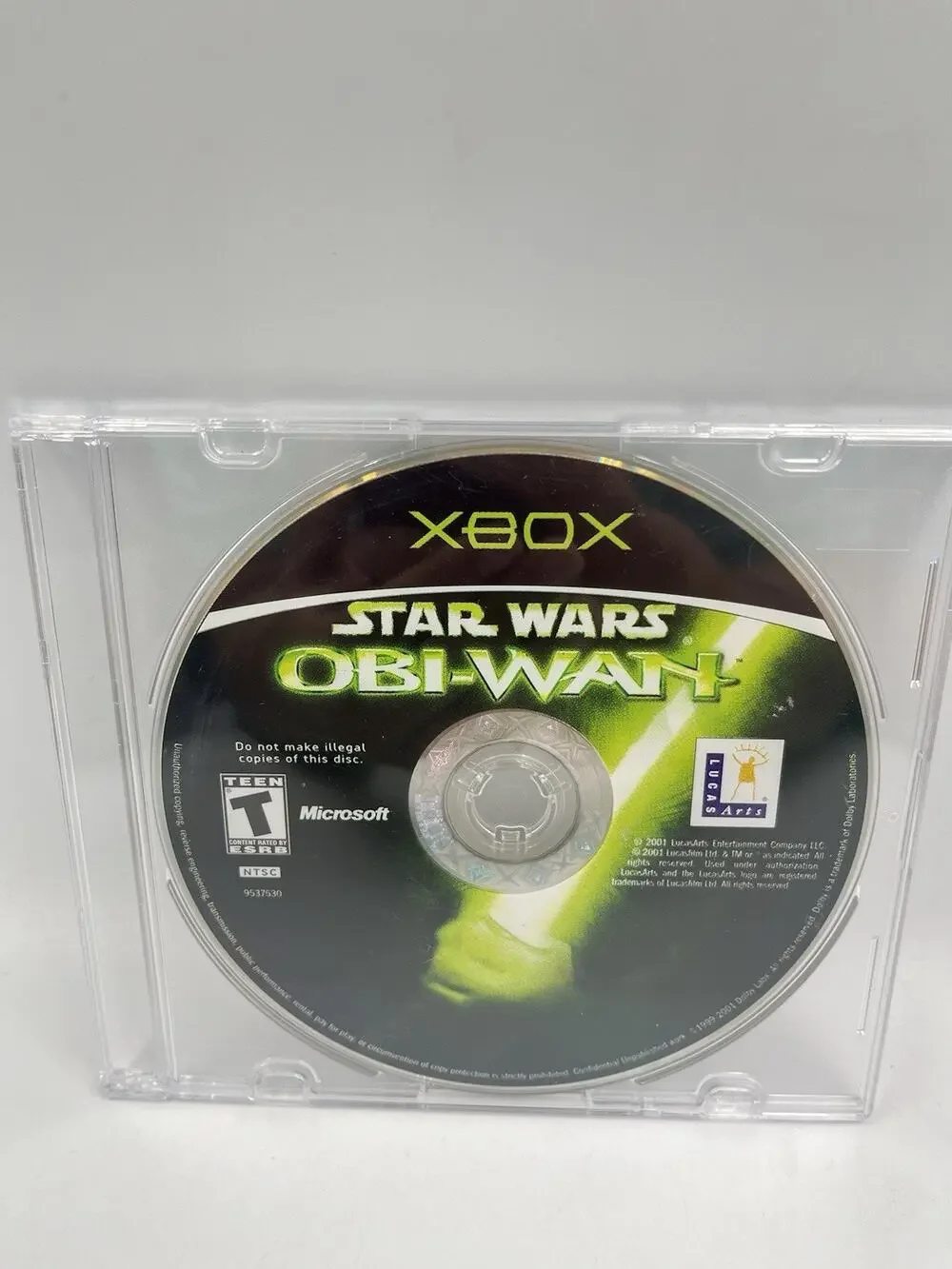 Microsoft Xbox Disc Only Tested Star Wars: Obi-Wan BL